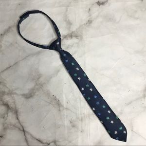 Gymboree 6+ scarab beetle tie blue